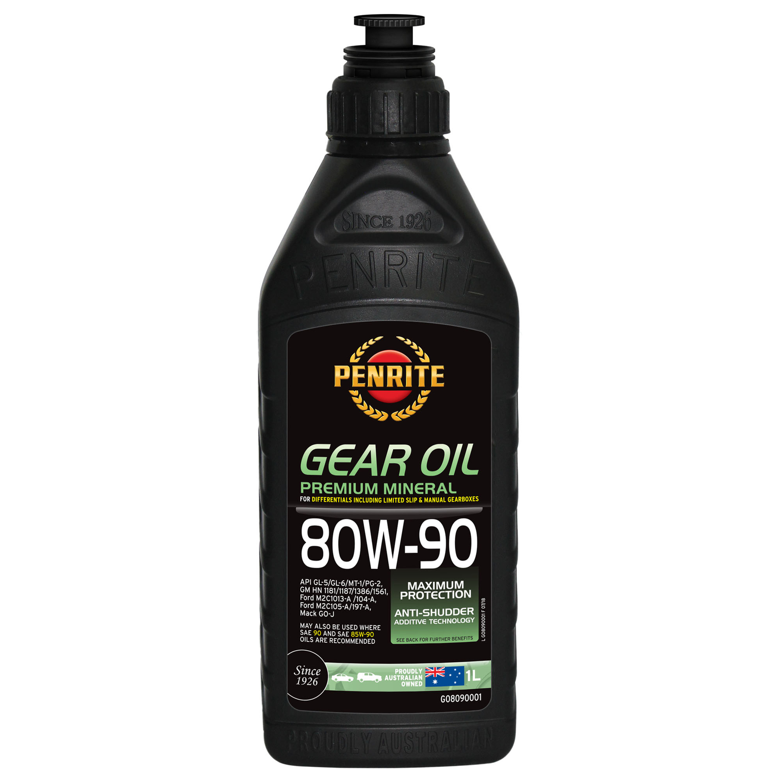 GEAR OIL 80W-90 PREMIUM MINERAL 1 LTR