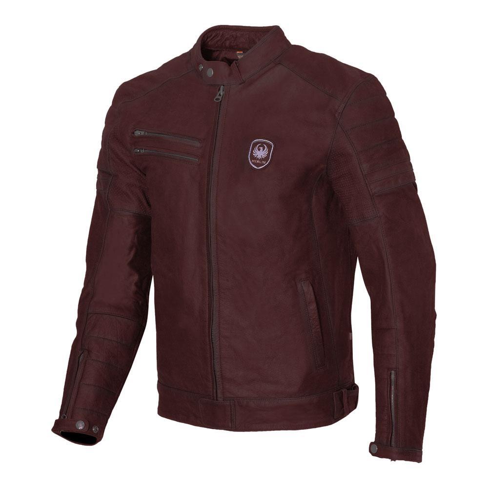 Merlin Jacket Alton II D3O Leather Oxblood 38 S 104571