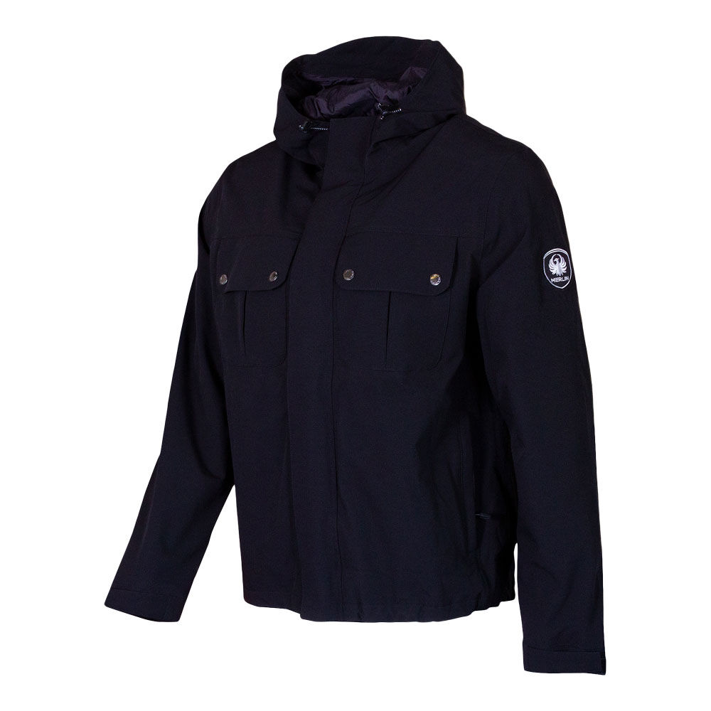 Z - Merlin Jacket Bramshaw Laminated Rain Black 40 M 075209