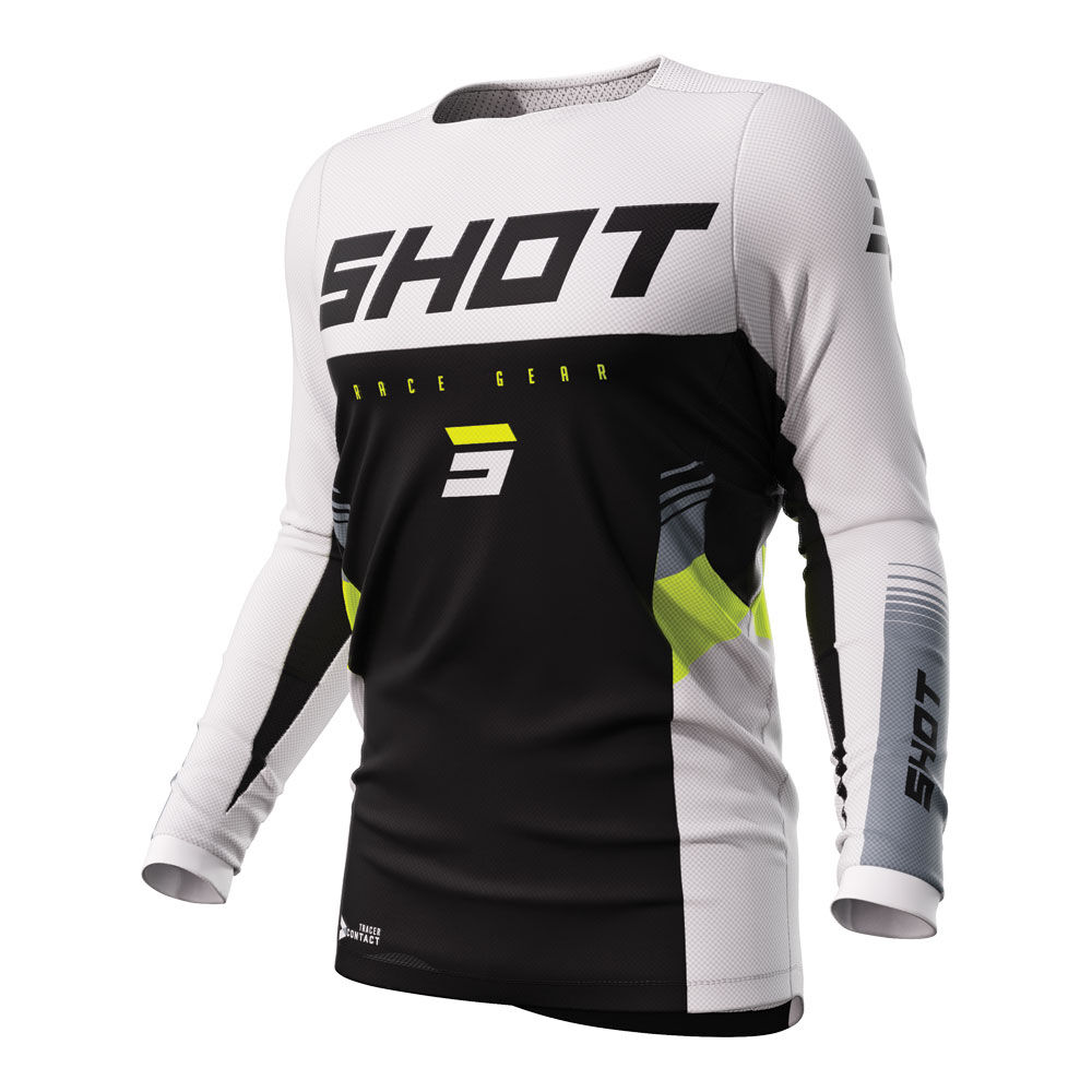 SHOT CONTACT JERSEY TRACER BLACK S