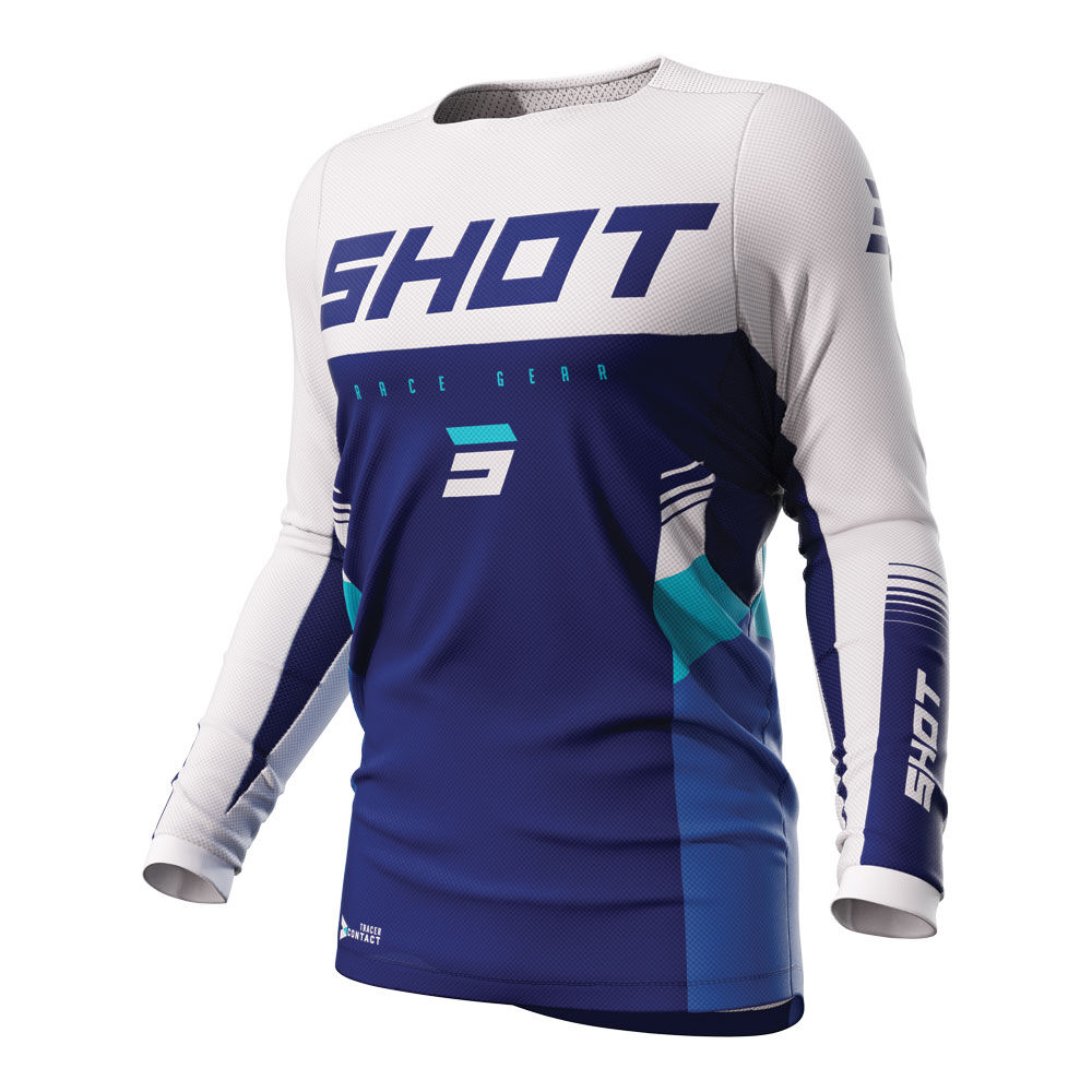 SHOT CONTACT JERSEY TRACER BLUE XS