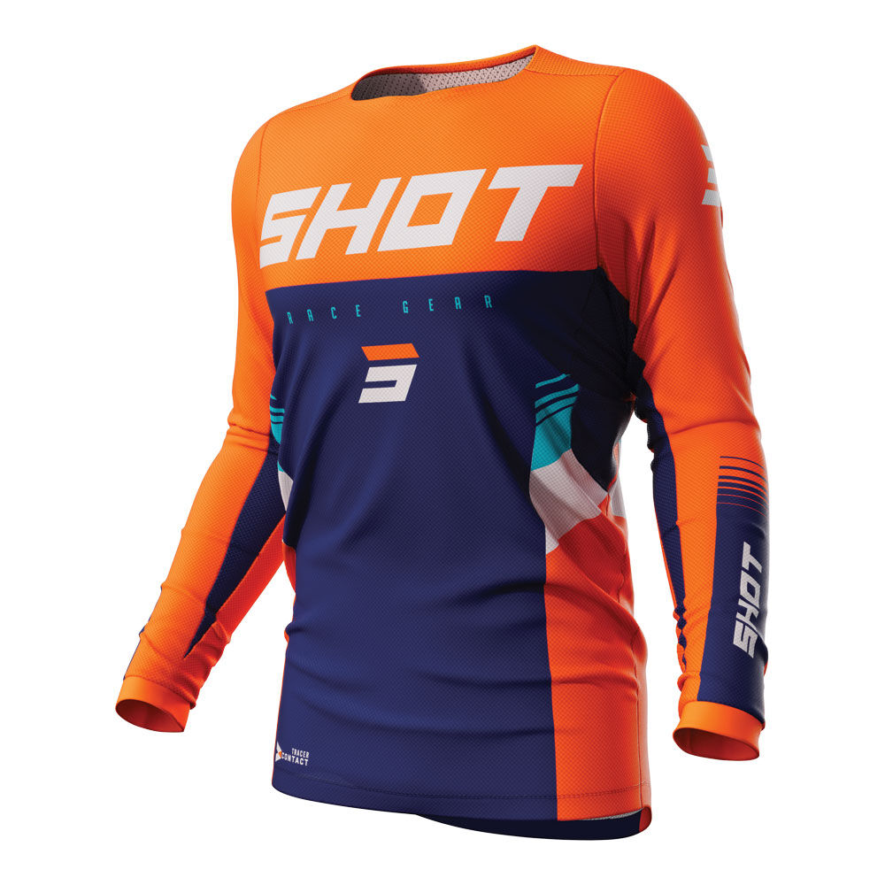 SHOT CONTACT JERSEY TRACER NEON ORANGE XS