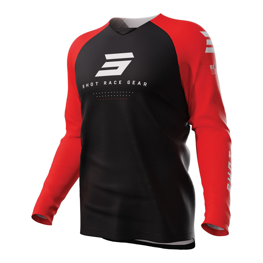 SHOT RAW JERSEY ESCAPE RED S