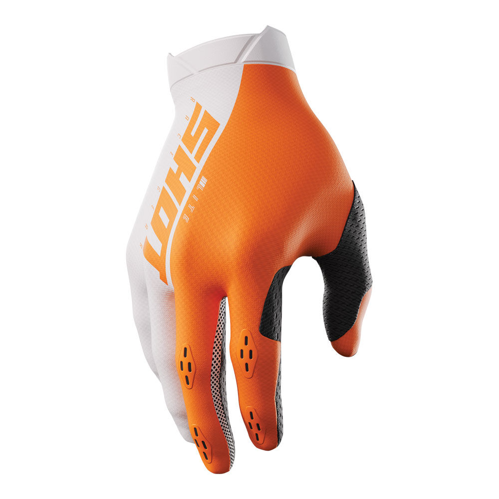 SHOT LITE GLOVES ORANGE/WHITE 08/S