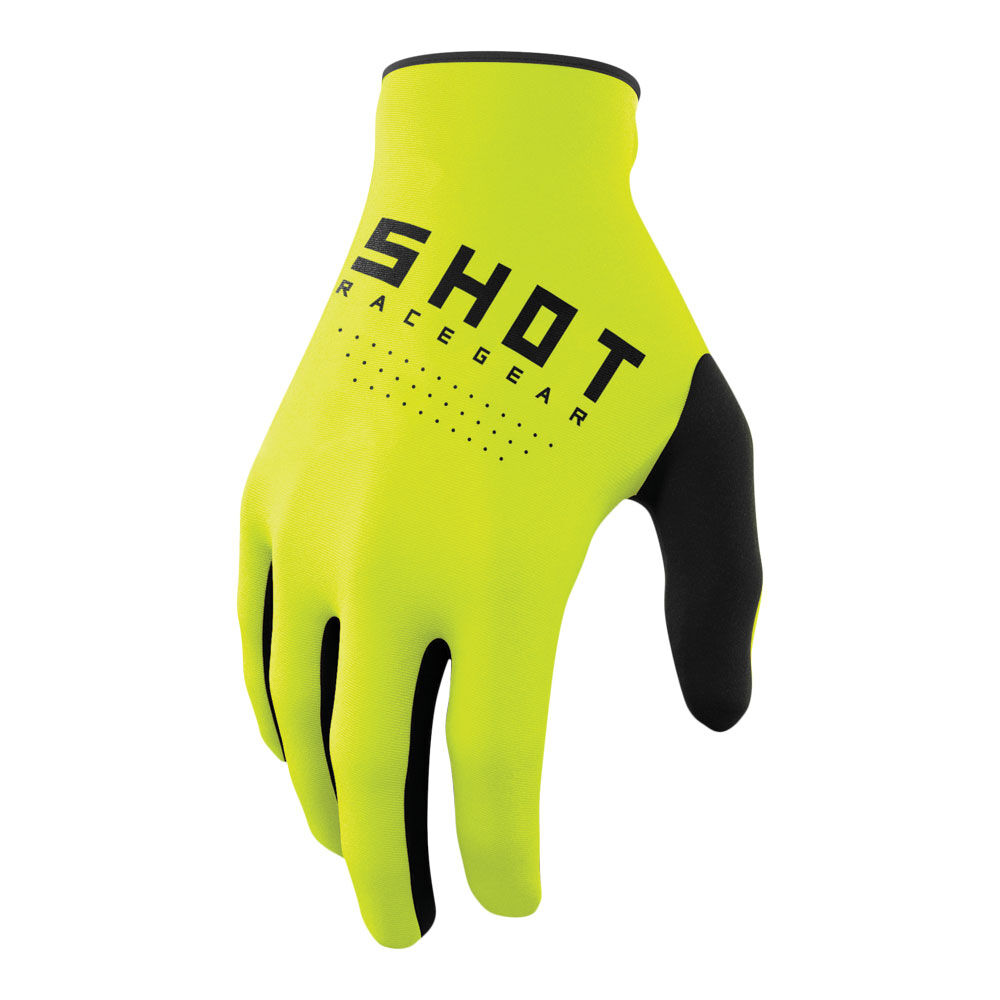 SHOT GLOVES RAW NEON YELLOW 08