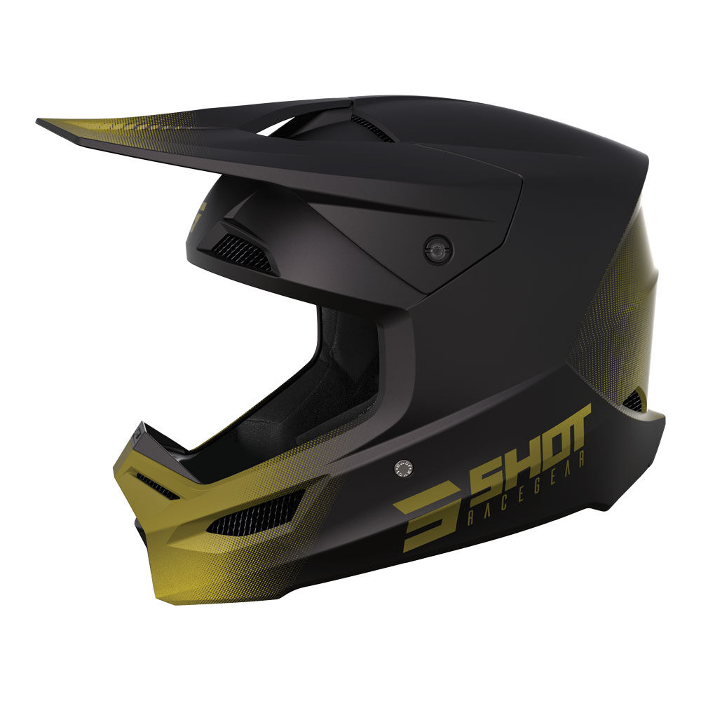 SHOT RACE HELMET RAW GOLD MATT MIPS XS