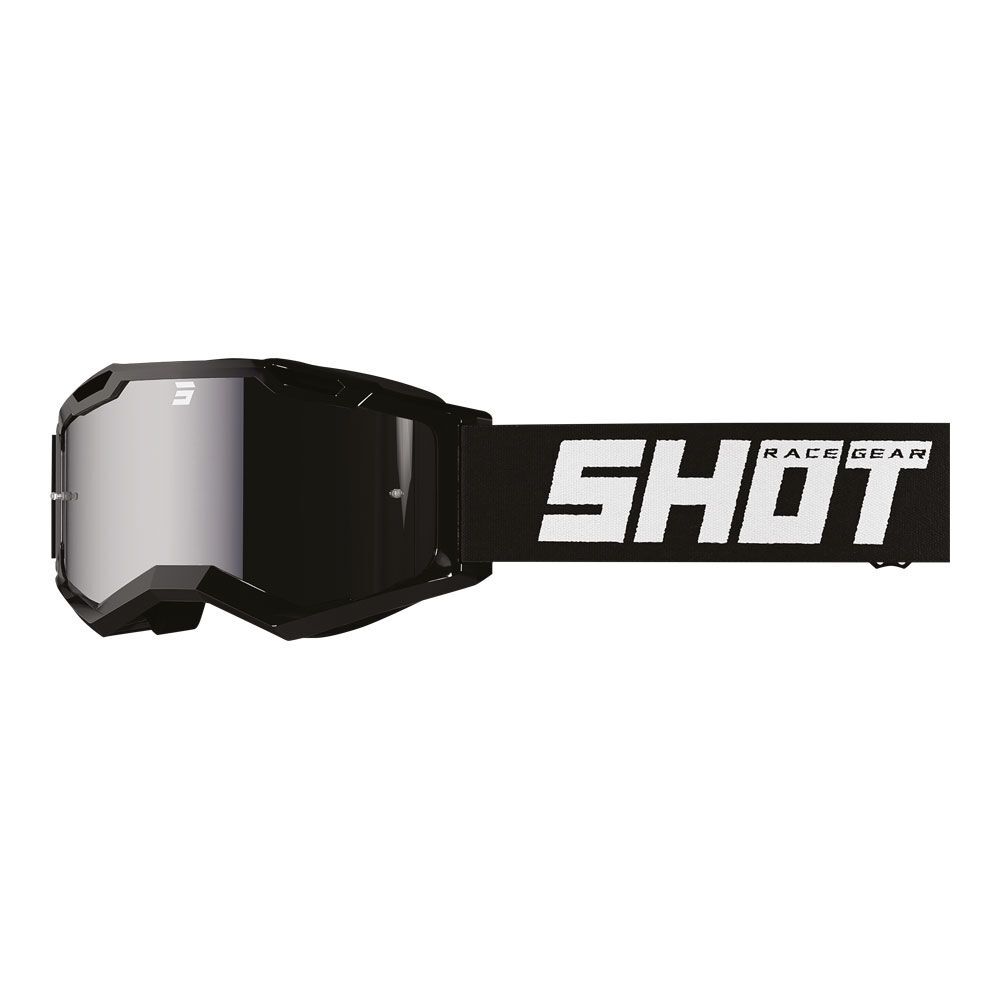 SHOT ASSAULT 2.0 SOLID GOGGLES SOLID BLACK WITH IRIDIUM LENS