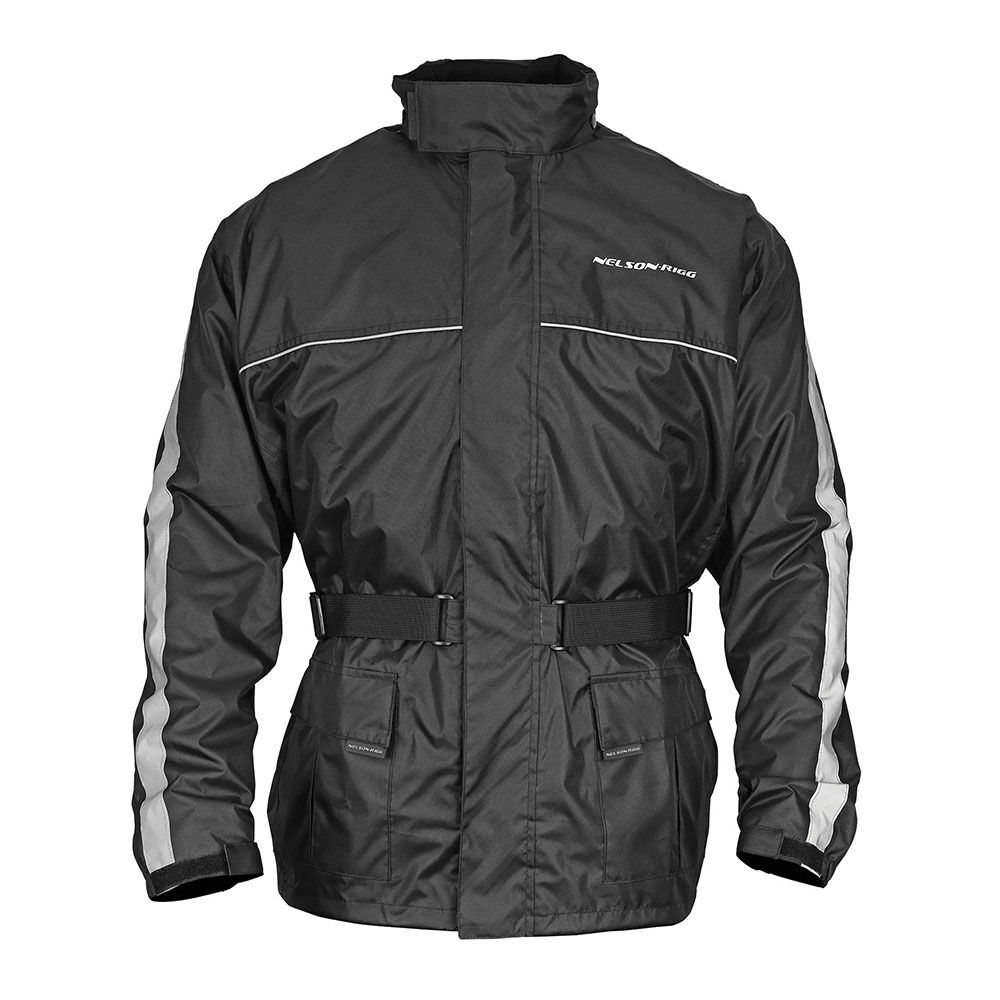 Nelson-Rigg RAIN JACKET SOLO STORM Black SSJ-BLK-03-LG (CTN 5)