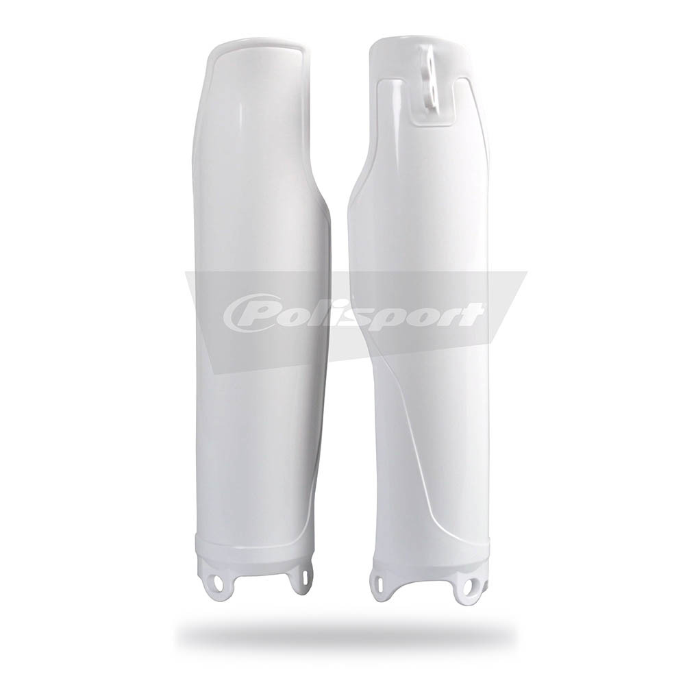 POLISPORT FORK PROTECTORS KXF - WHITE [B12]