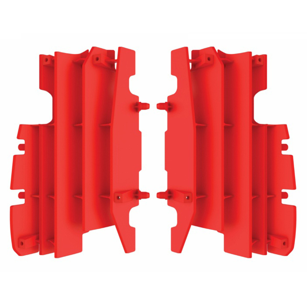 POLISPORT RAD LOUVERS HON CR125/250 05-07 - RED [B24]