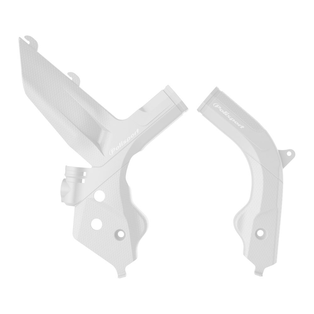 POLISPORT FRAME PROTECTORS KTM SX/SX-F/EXC/EXC-F - WHITE [B12]