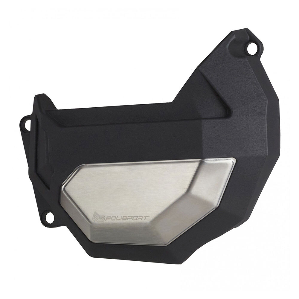 POLISPORT CLUTCH COVER HON AFRICA TWIN 1100 20-24 - BLACK/SILVER (NON DCT)