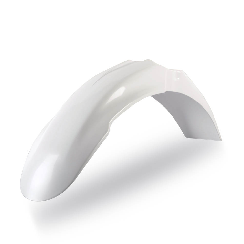 POLISPORT FRONT FENDER KX KXF RMZ - WHITE [B6]