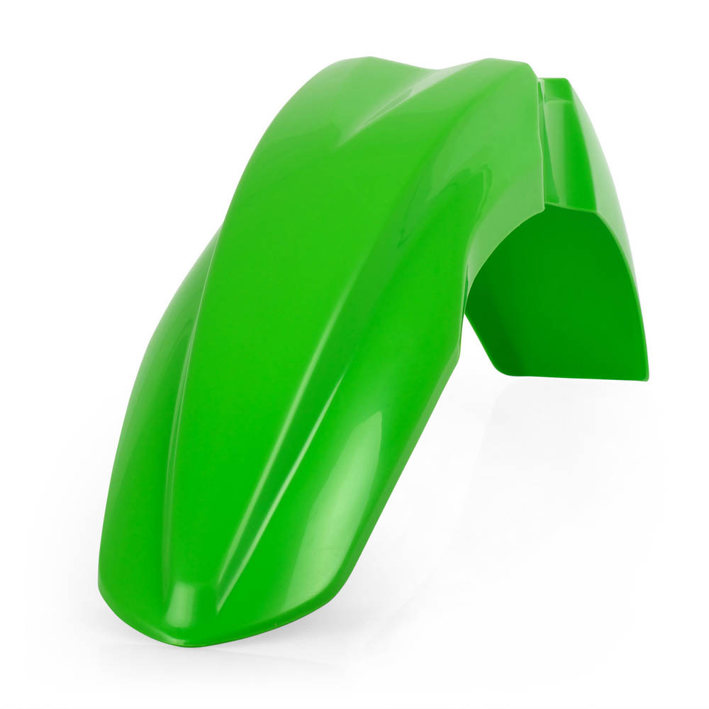 POLISPORT FRONT FENDER KAW KX250F 13-16/KX450F 13-15 - GREEN