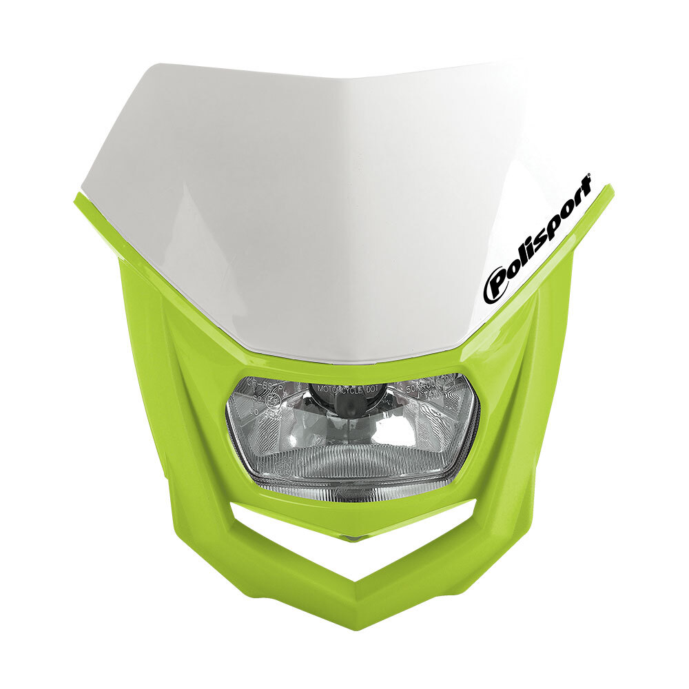 POLISPORT HEADLIGHT HALO - FLUORO YELLOW/WHITE [B6]