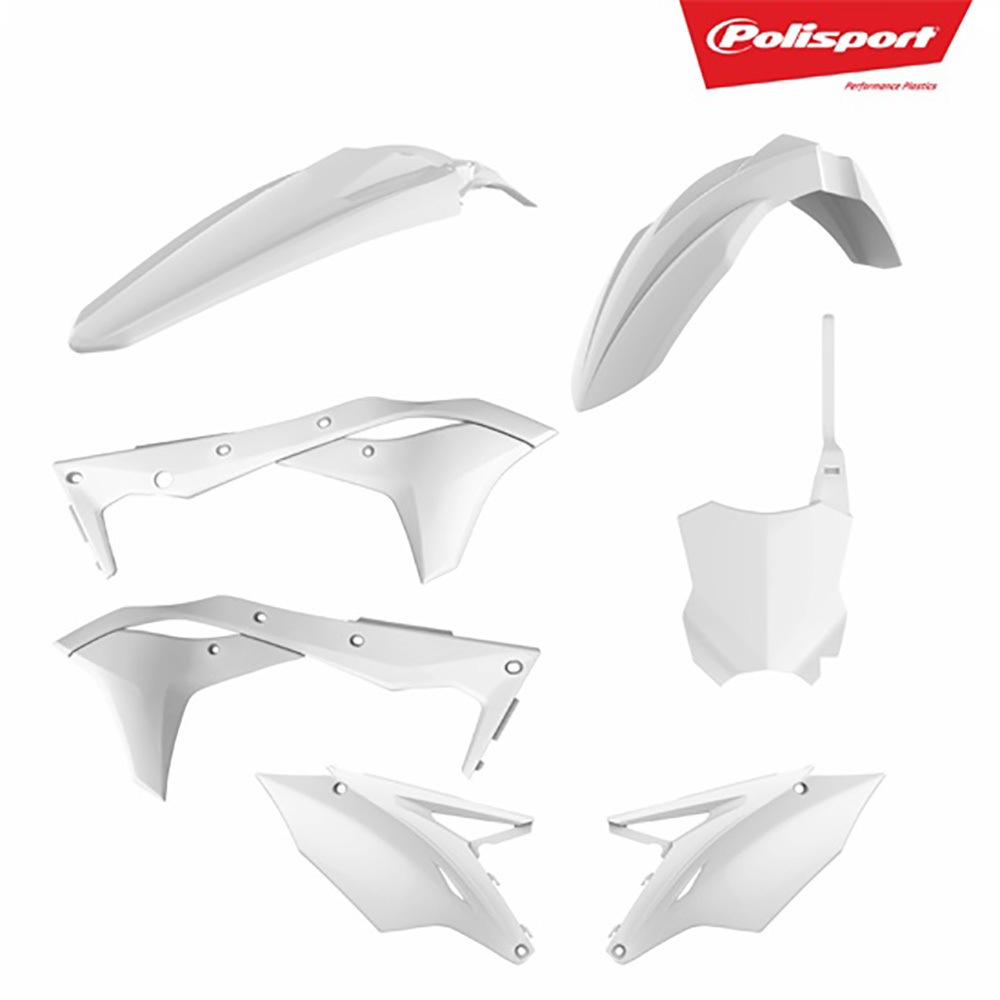 POLISPORT MX KIT KAWASAKI KX250F 17-20 - WHITE