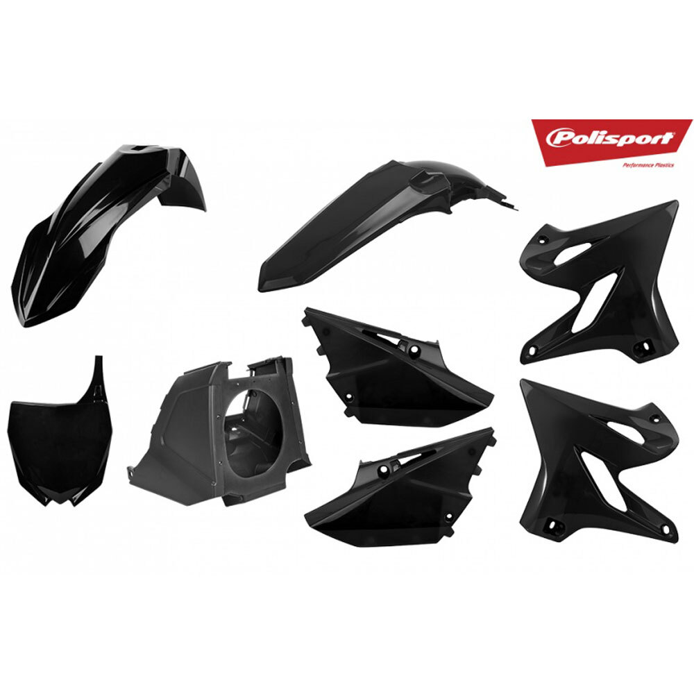 POLISPORT MX RESTYLING KIT YAMAHA YZ125/250 02-21 - BLACK