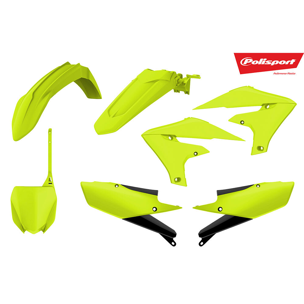 Z - POLISPORT MX KIT YAMAHA YZ250F 19-23/YZ450F 18-22 - FLURO YELLOW