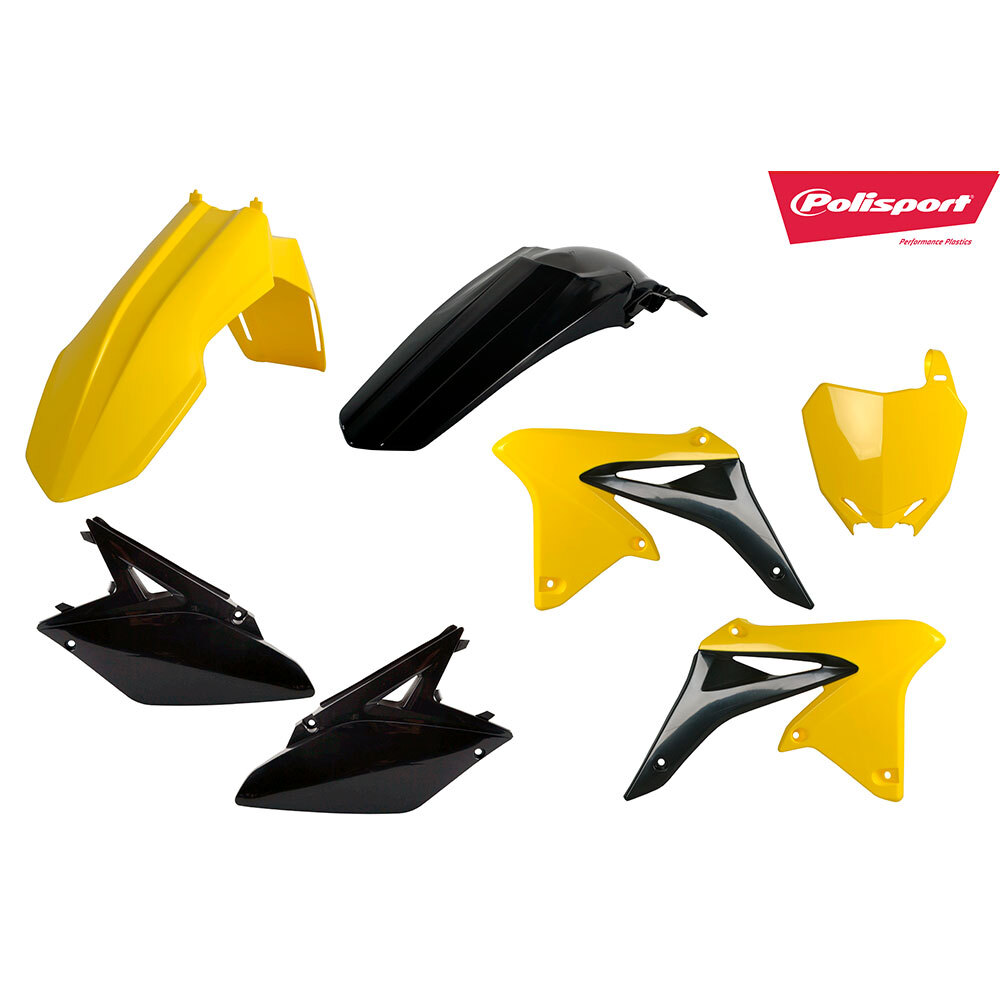 POLISPORT MX KIT SUZUKI RMZ250 10-18 - YELLOW/BLACK