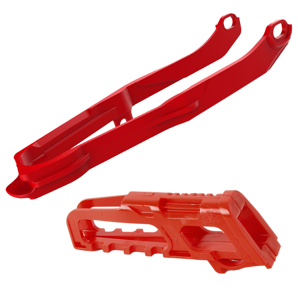 Z - POLISPORT CHAIN GUIDE & SLIDER KIT HONDA - RED