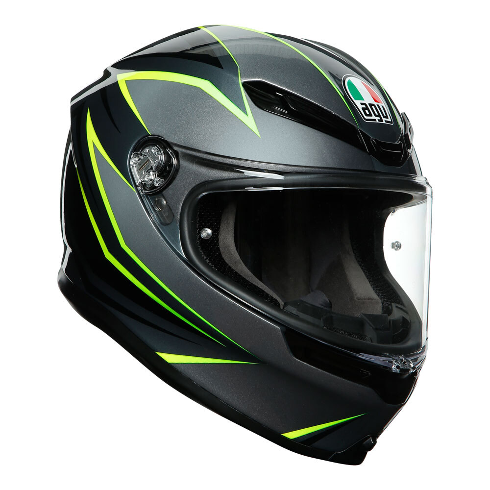 Z - AGV K6 FLASH GREY/BLACK/LIME L (216301A2MY011)