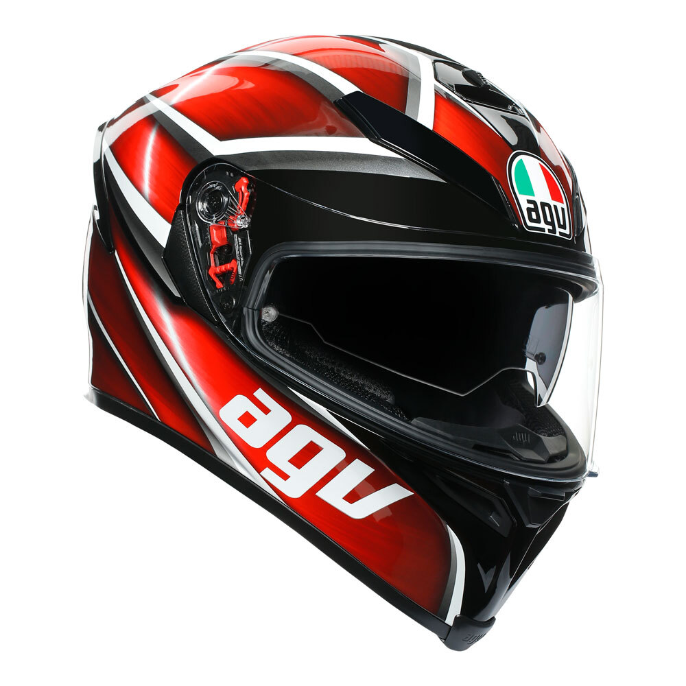 Z - AGV K5 S TEMPEST BLACK/RED S (210041A2MY050)