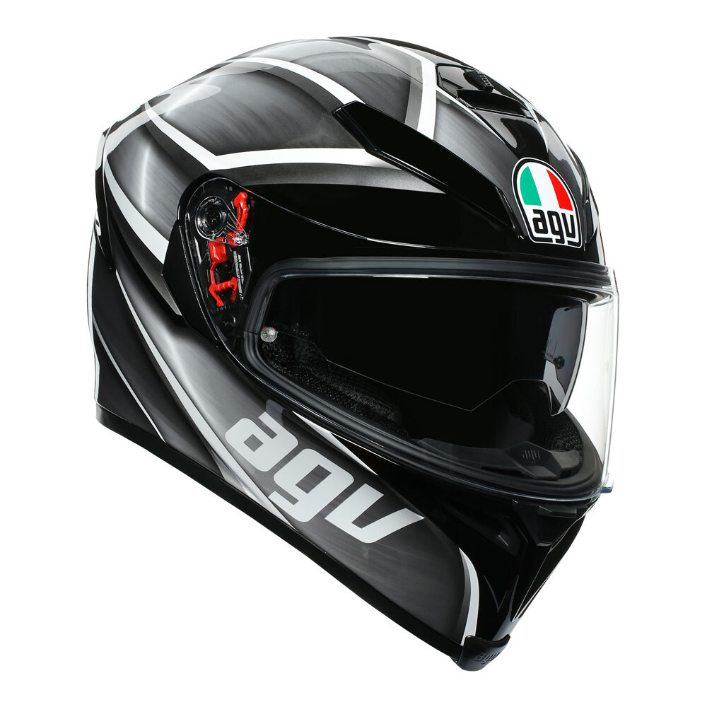 AGV K5-S TEMPEST BLACK/SILVER