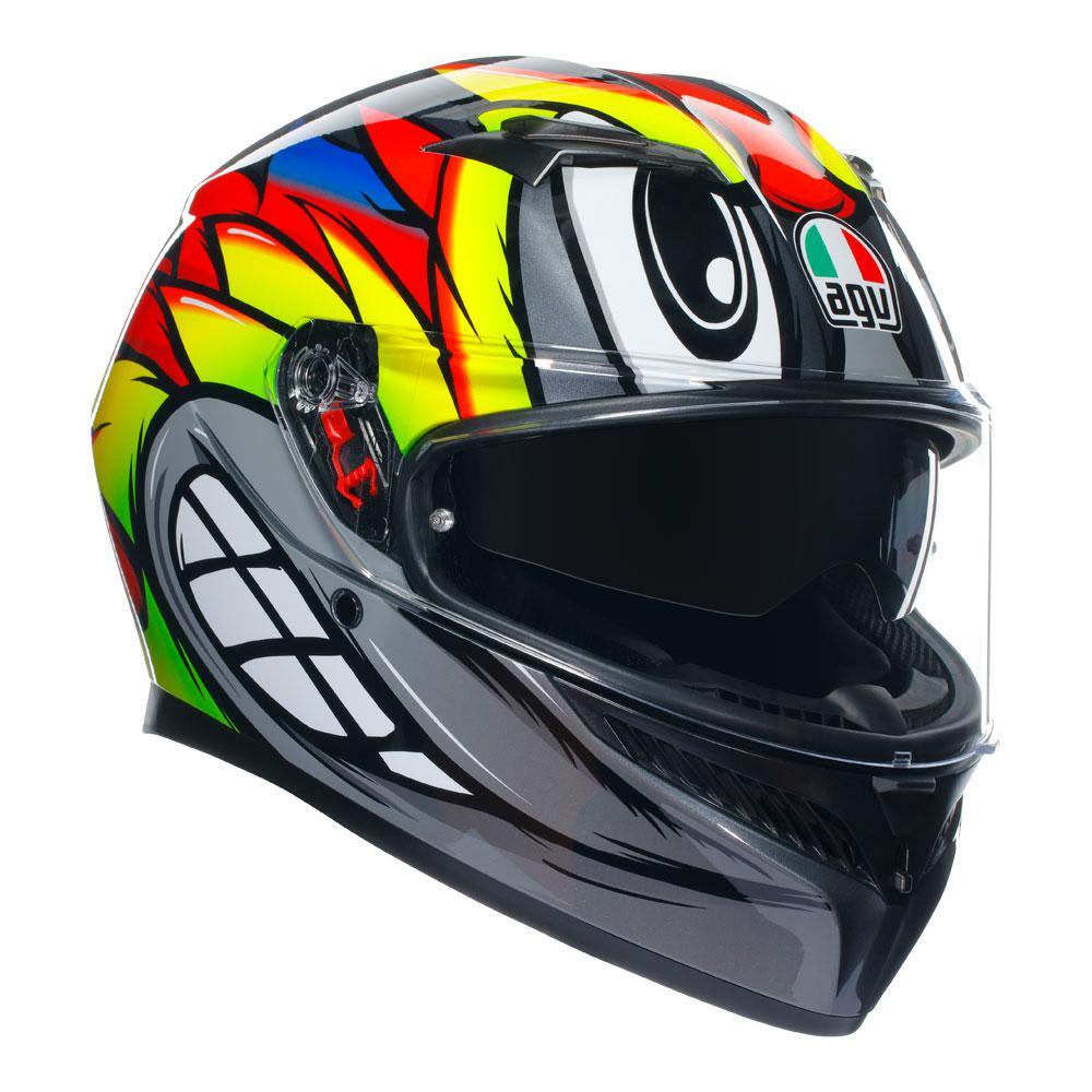 AGV K3 BIRDY 2.0 GREY/YELLOW/RED S