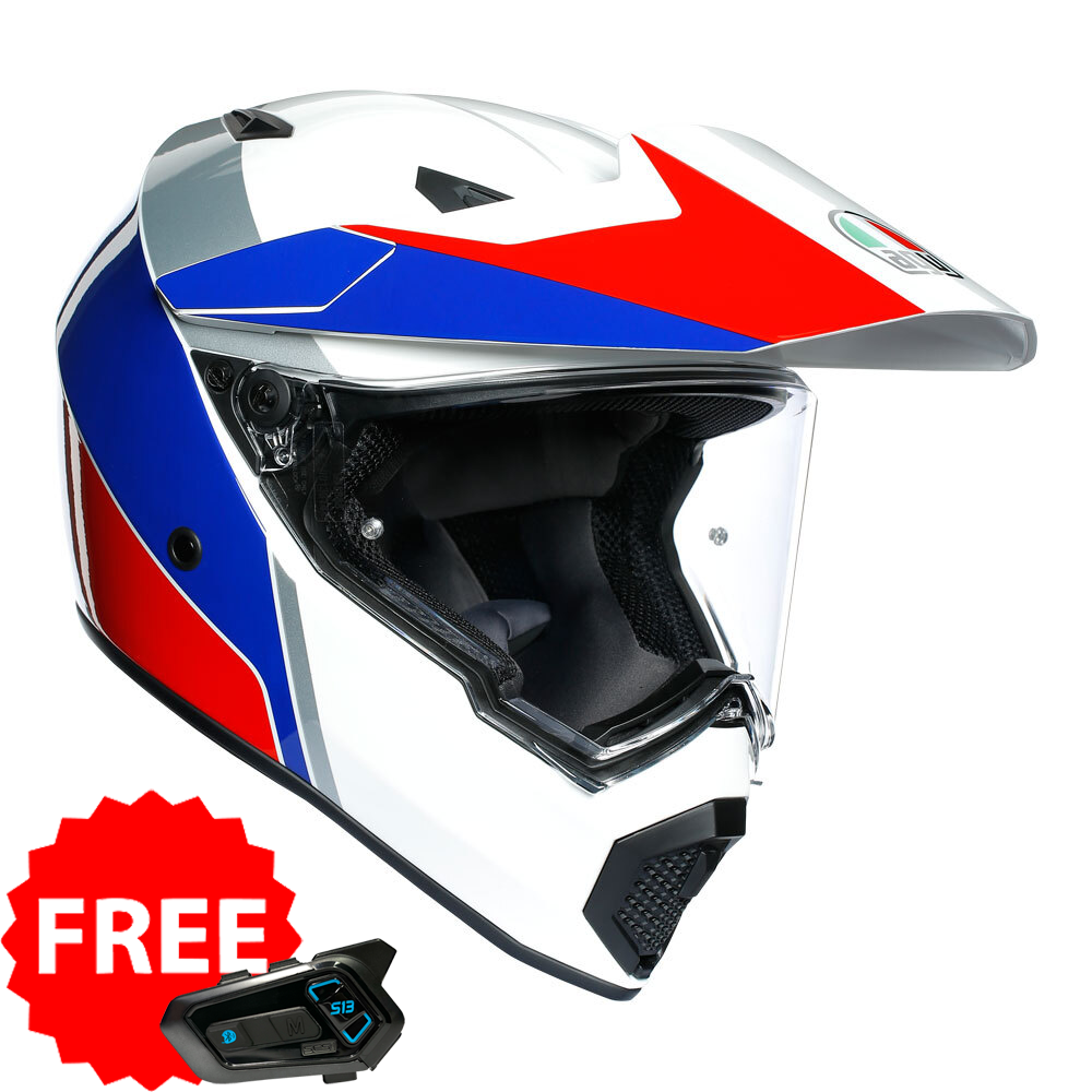 AGV AX9 - ATLANTE WHT/BLUE/RED