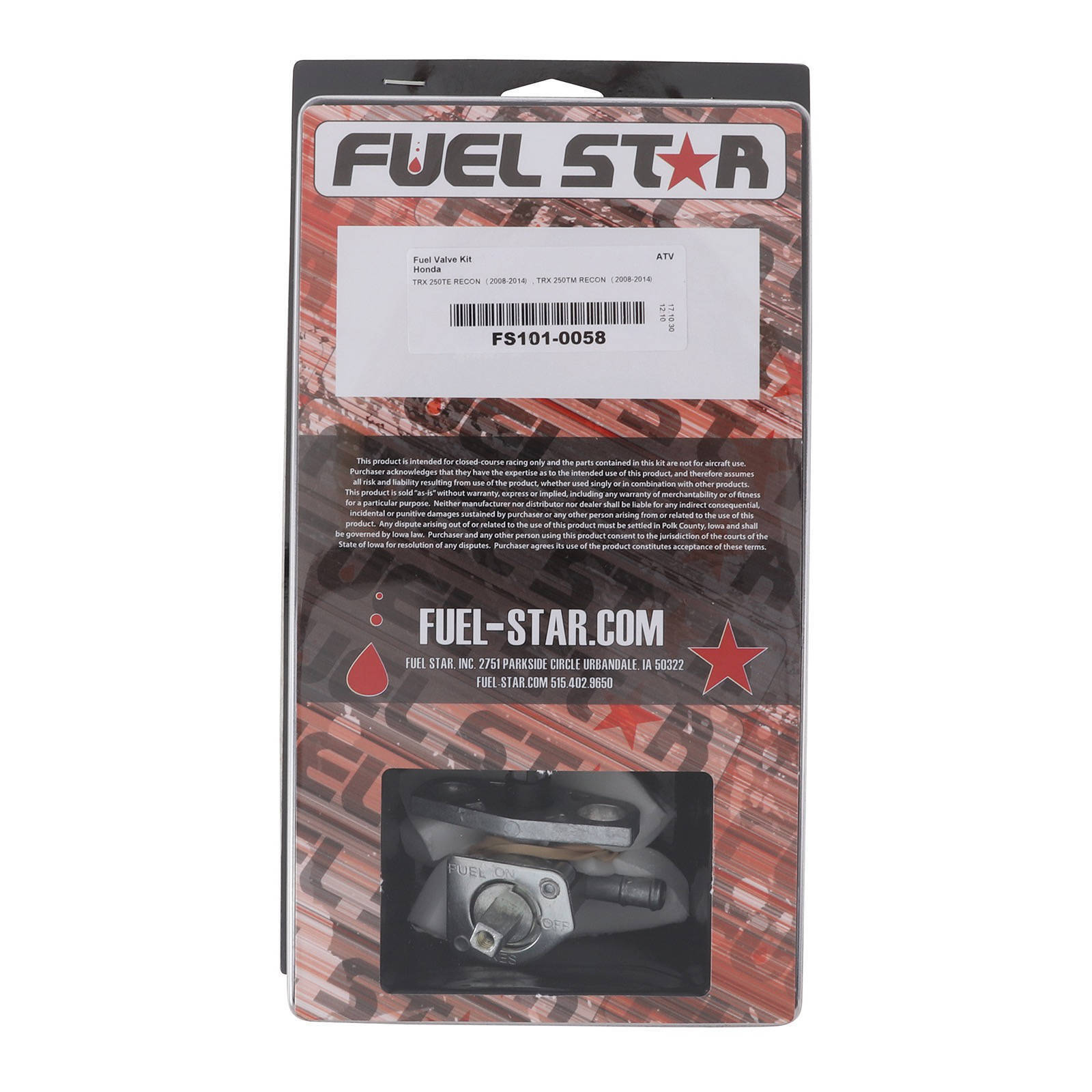 All Balls Racing Fuel Tap Kit (FS101-0058)