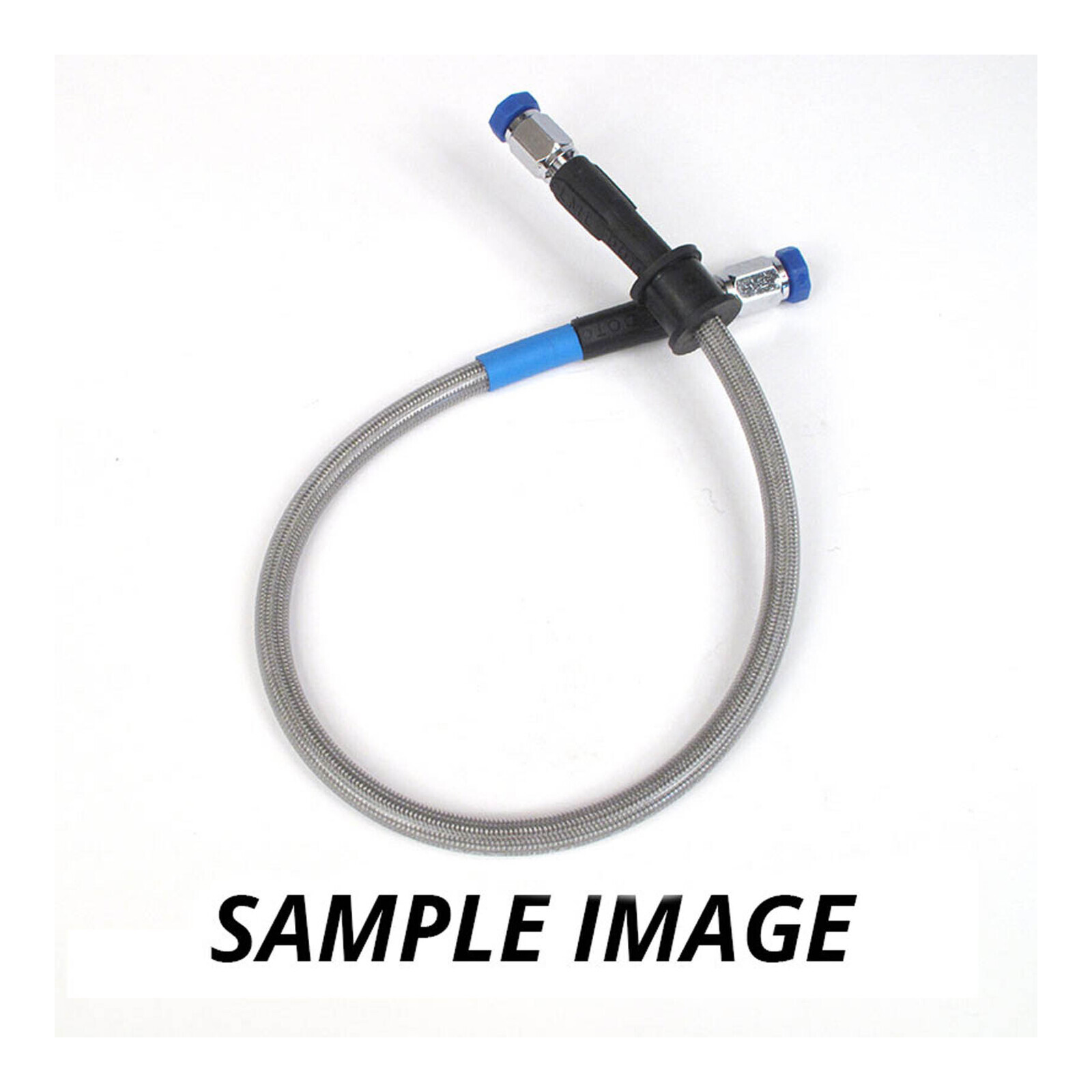 Whites Premade Brake Line - 1100mm - (Chrome)