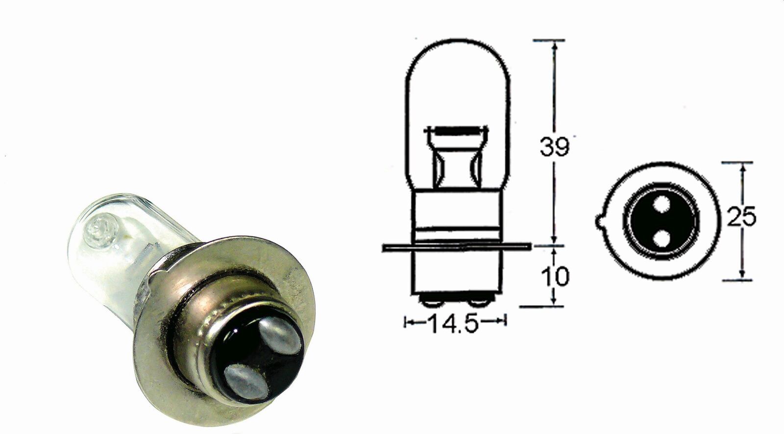 EH701 ~ HALOGEN 12V 35/35 H6 1 PIN BULB