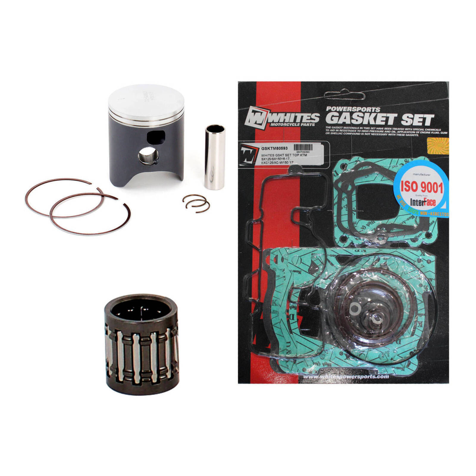 TOP END REBUILD KIT (B) KTM 150 SX 16-17 - SINGLE RING