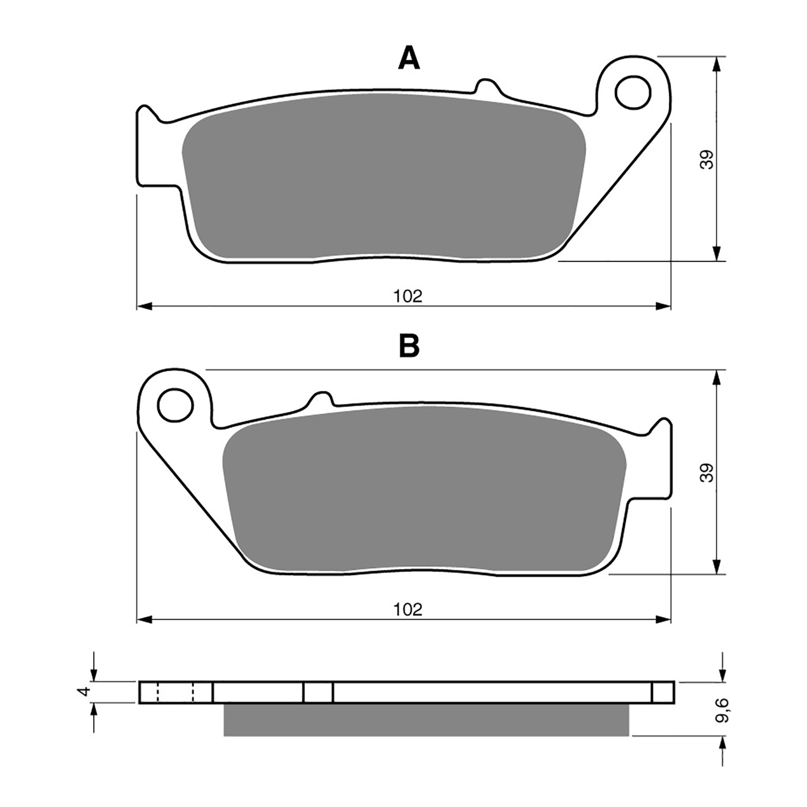 GOLDfren Brake Pads - S3 Sintered Sports