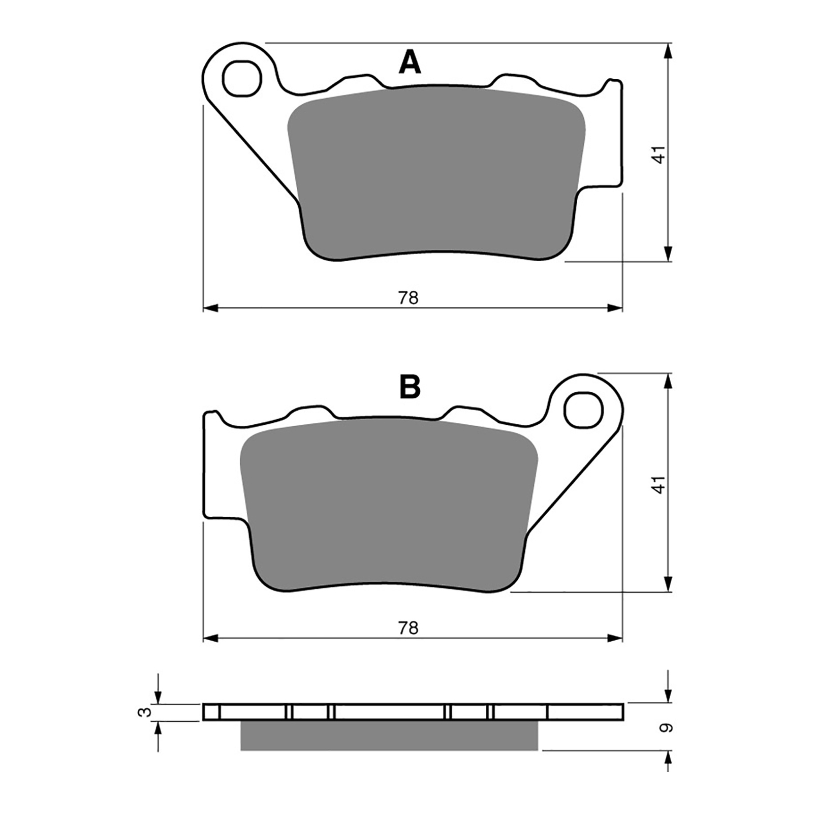 GOLDfren Brake Pads - K5 Off-Road Racing