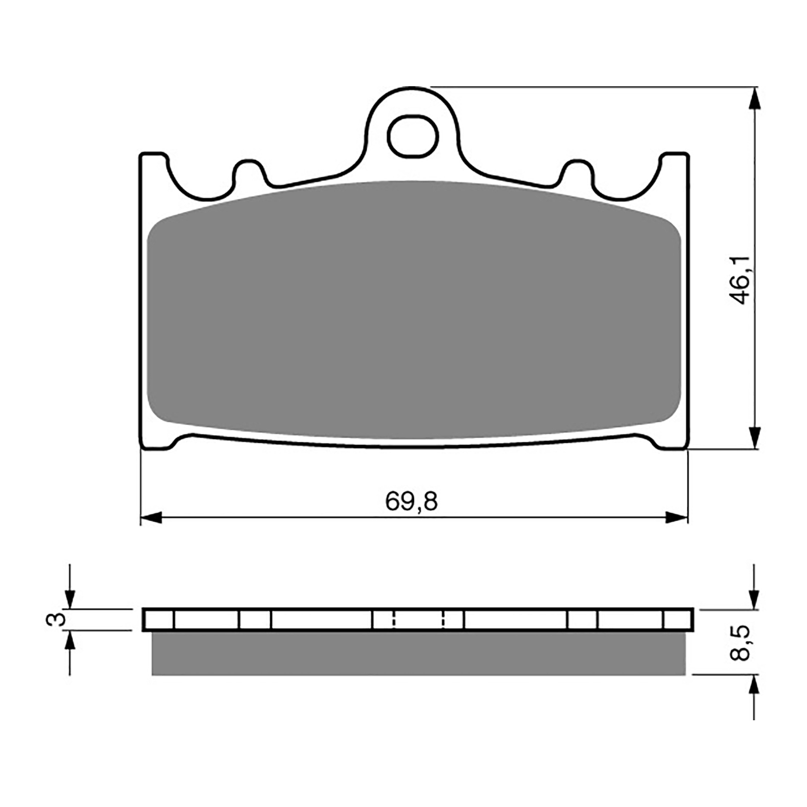 GOLDfren Brake Pads - S3 Sintered Sports