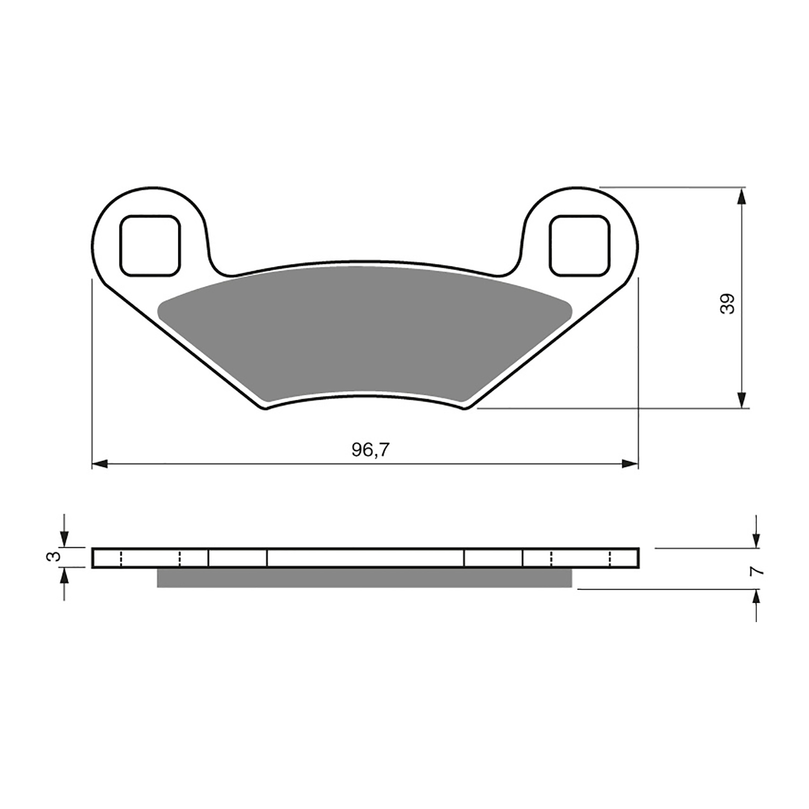 GOLDfren Brake Pads - K5 Off-Road Racing