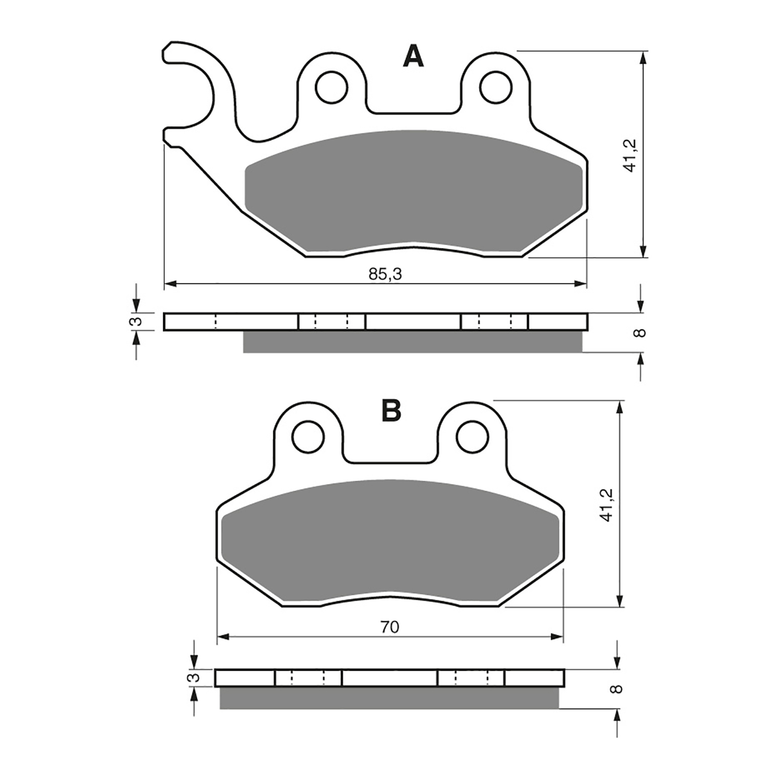 GOLDfren Brake Pads - S3 Sintered Sports