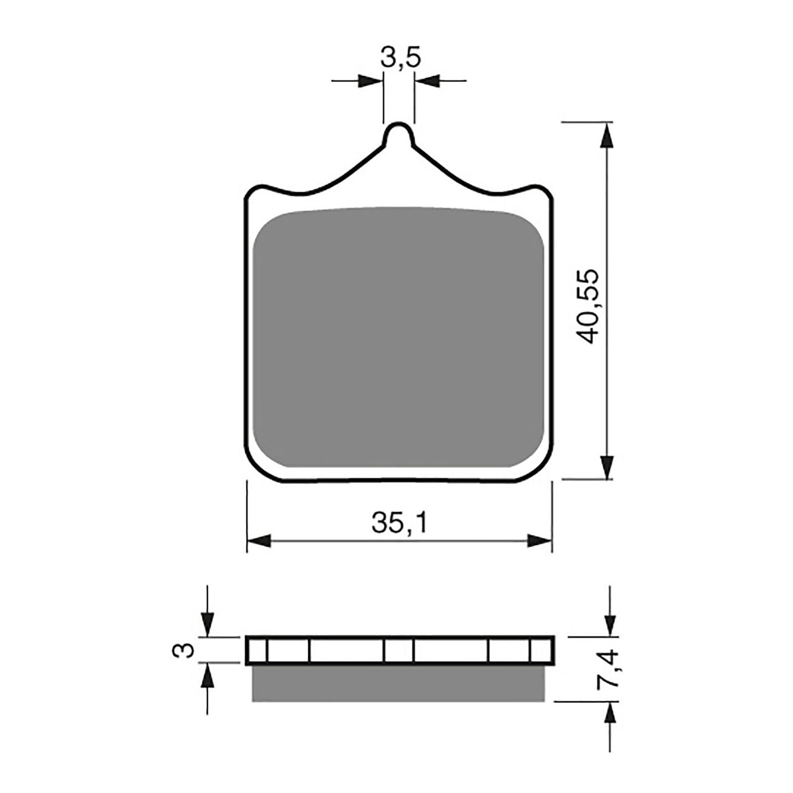 GOLDfren Brake Pads - S33 Sintered Racing