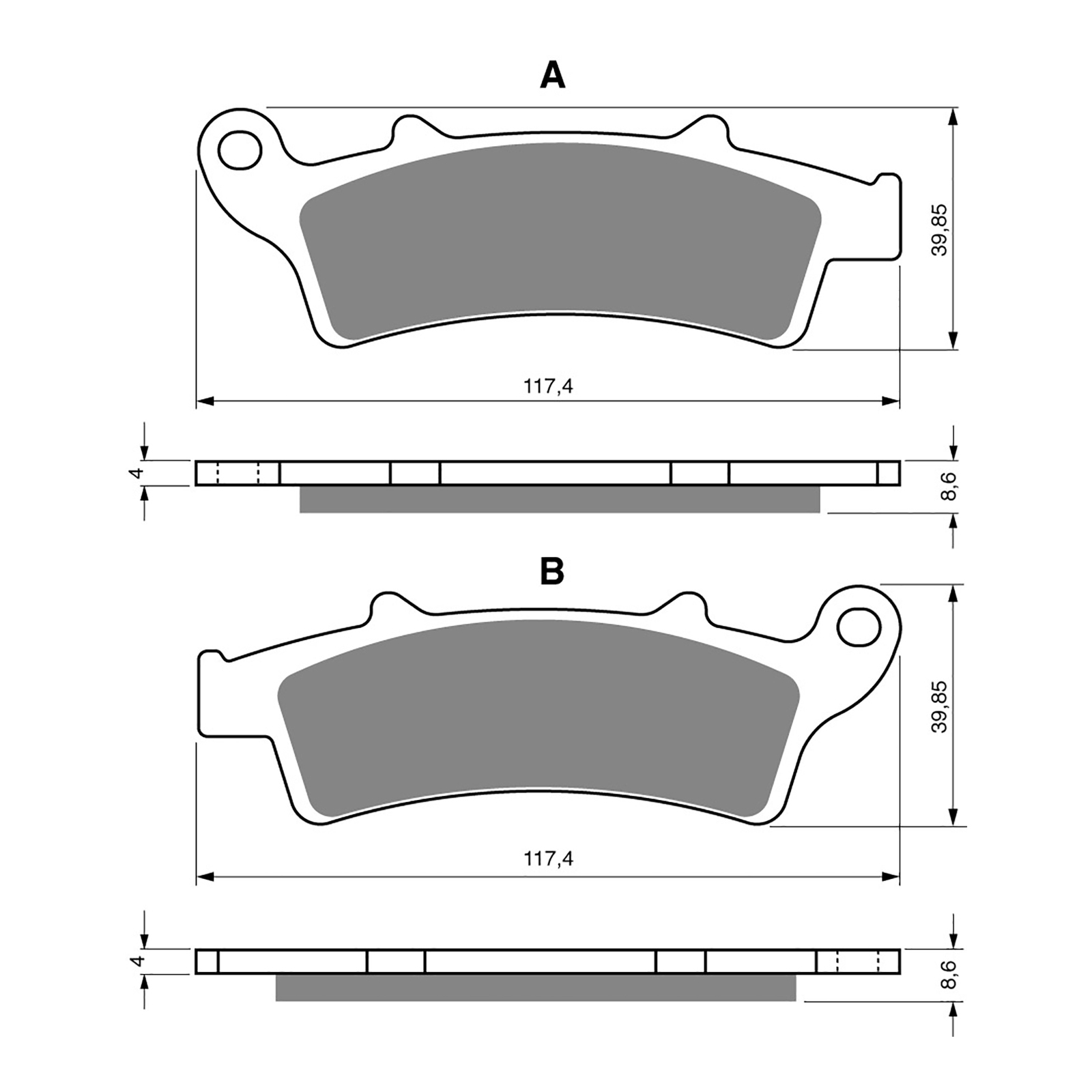 GOLDfren Brake Pads - S3 Sintered Sports