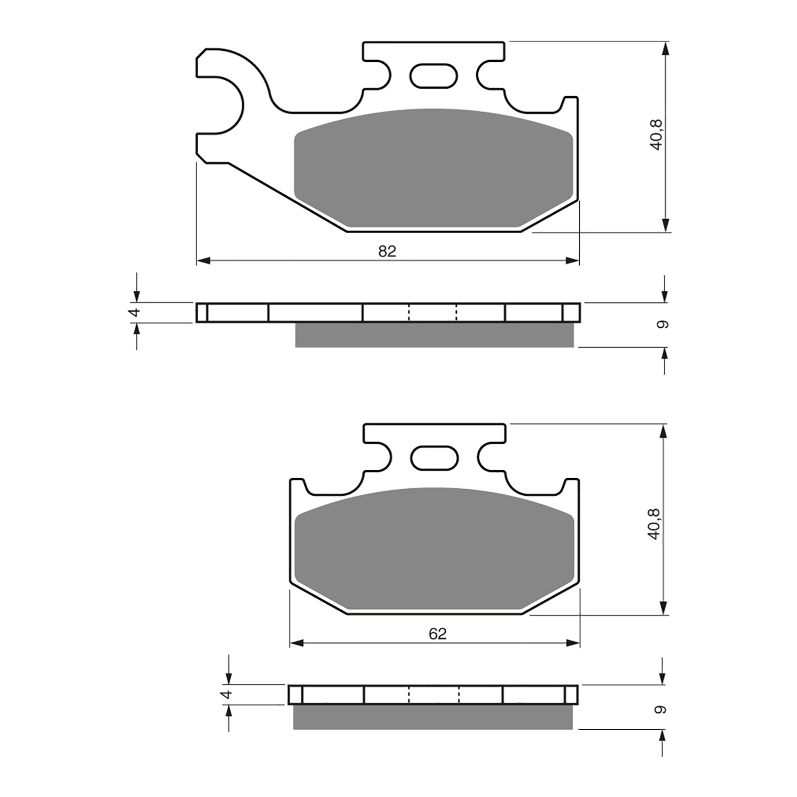 GOLDfren Brake Pads - K5 Off-Road Racing