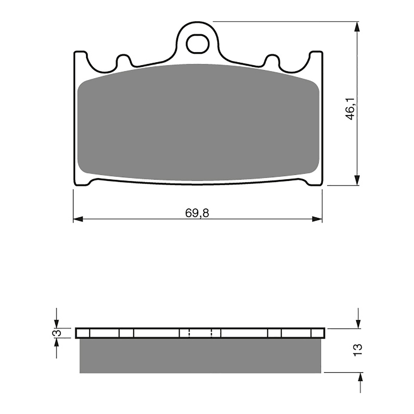 GOLDfren Brake Pads - S3 Sintered Sports