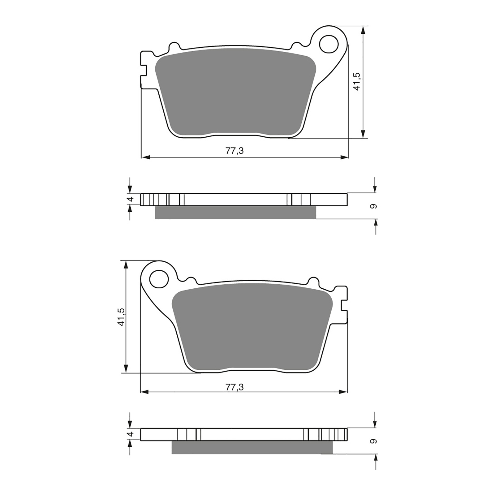 GOLDfren Brake Pads - S3 Sintered Sports