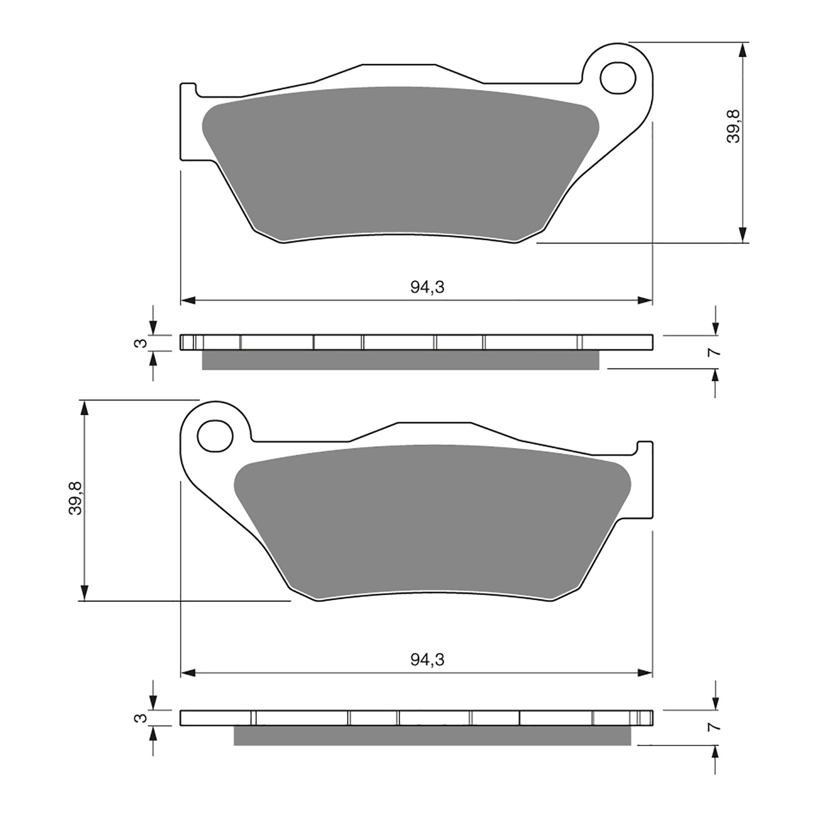 GOLDfren Brake Pads - S3 Sintered Sports