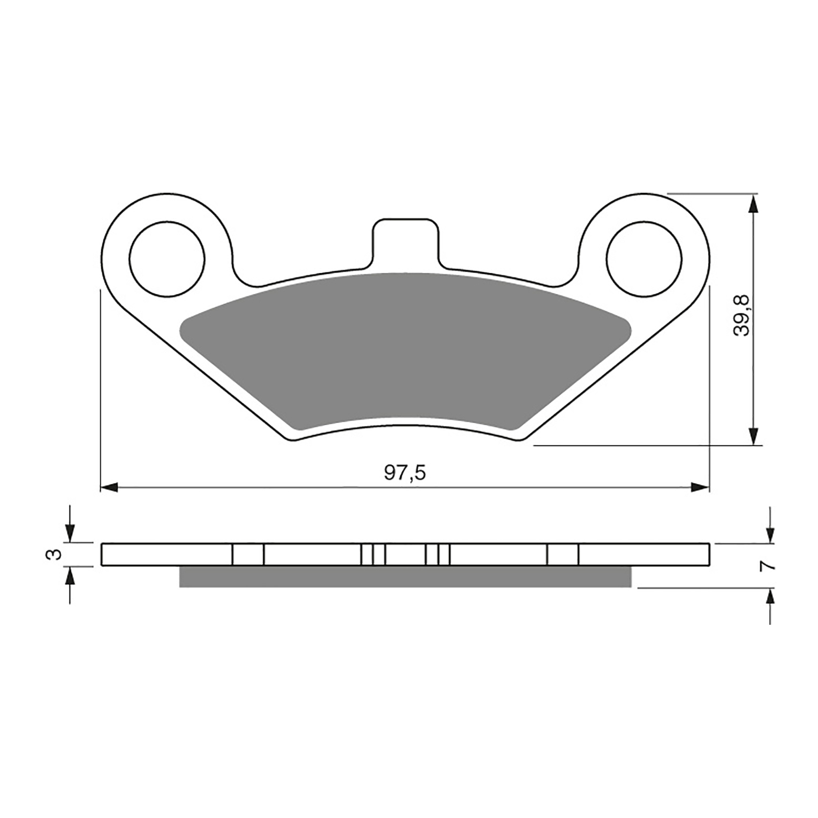 GOLDfren Brake Pads - S3 Sintered Sports