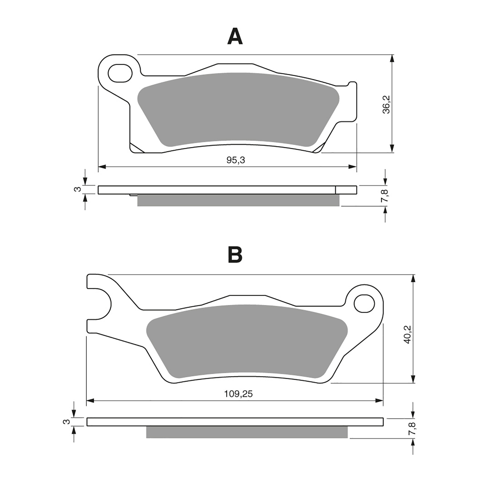 GOLDfren Brake Pads - K5 Off-Road Racing