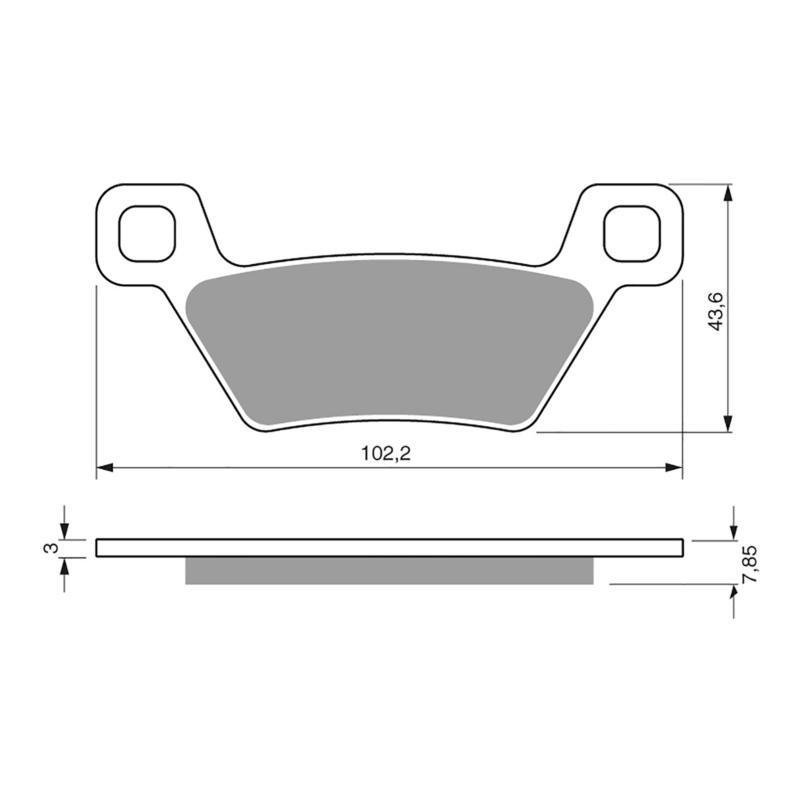 GOLDfren Brake Pads - K5 Off-Road Racing