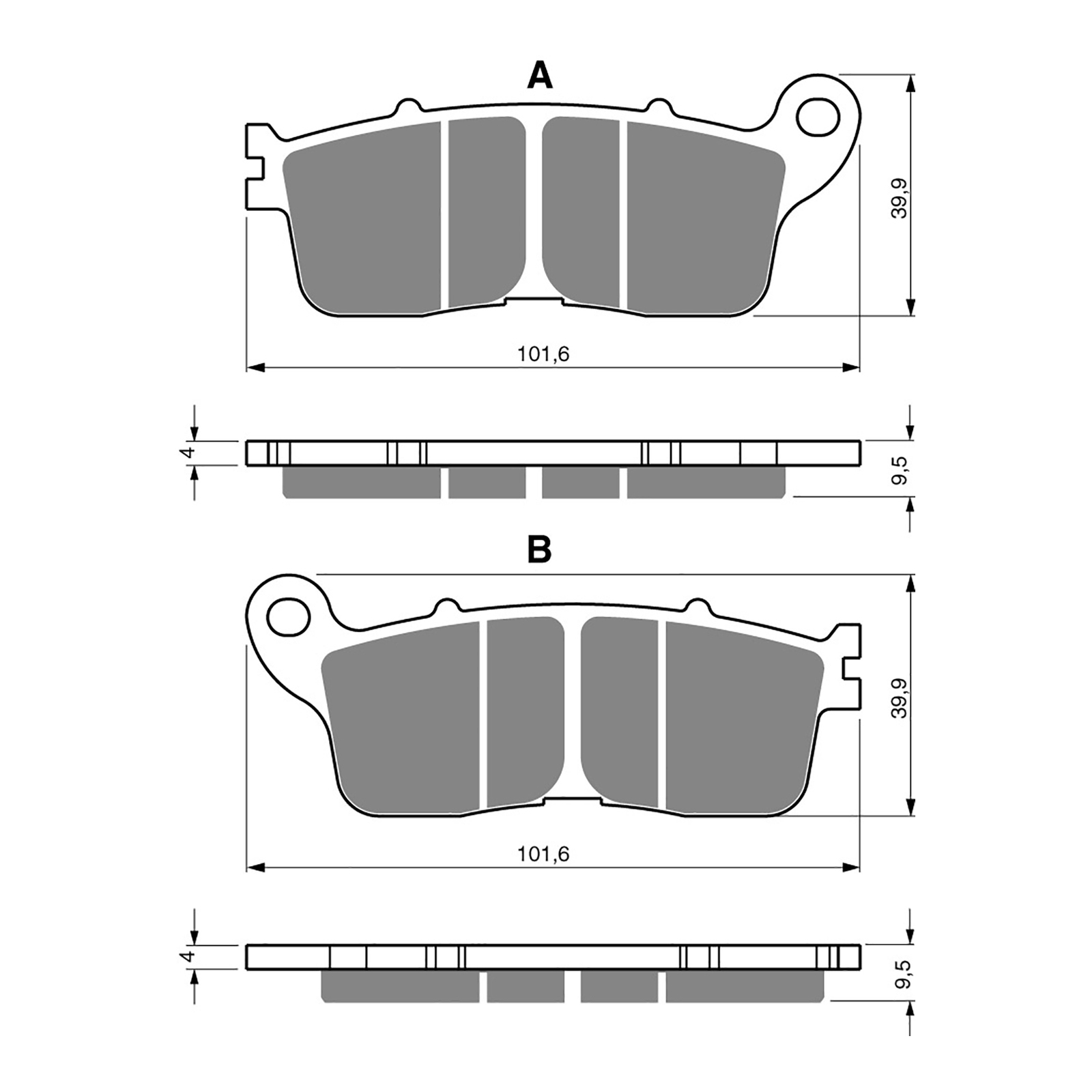 GOLDfren Brake Pads - S3 Sintered Sports