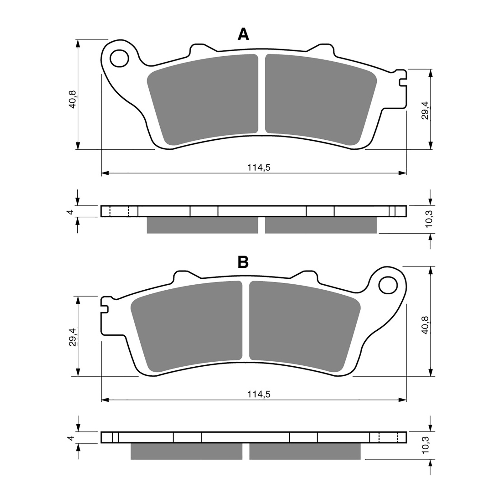 GOLDfren Brake Pads - S3 Sintered Sports