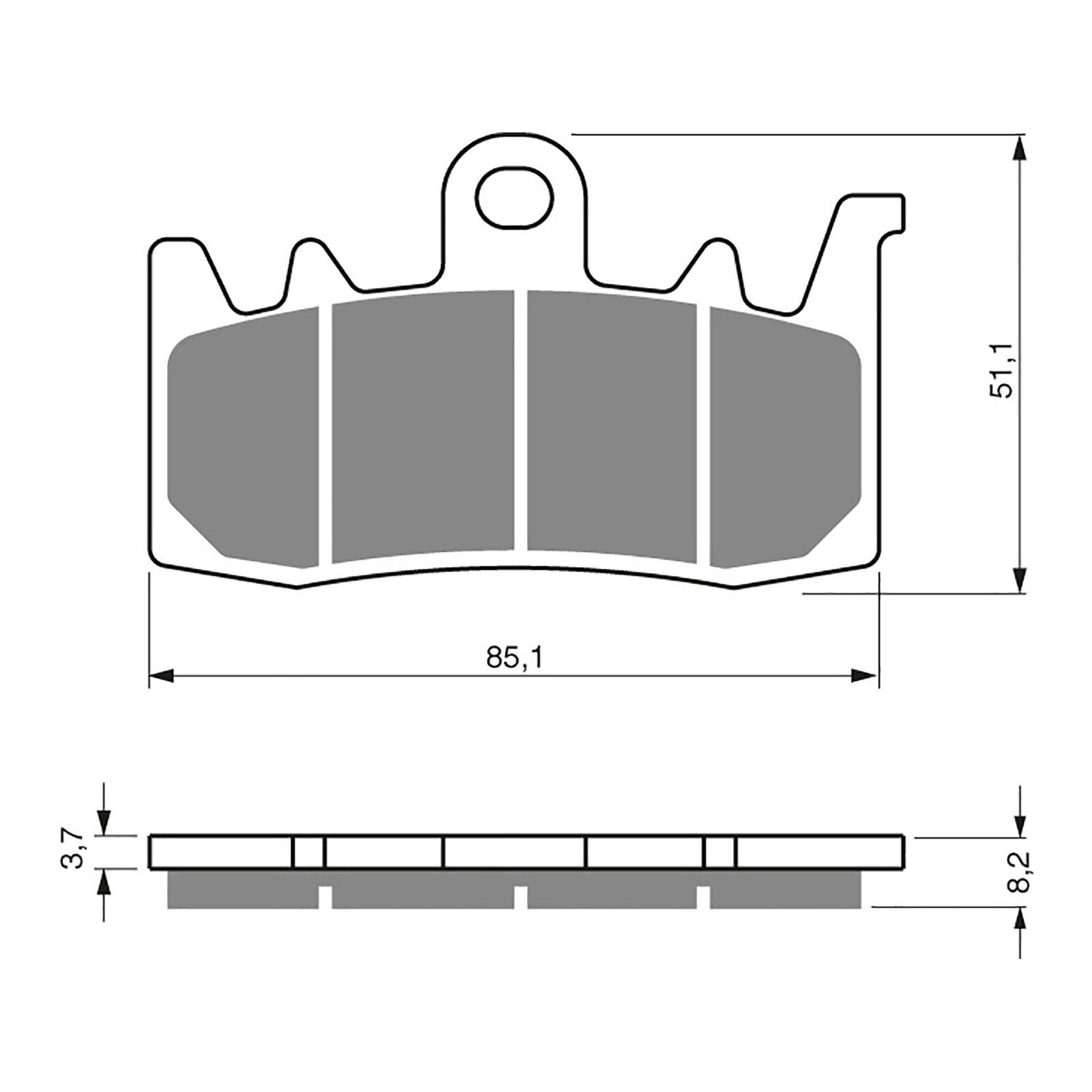 GOLDfren Brake Pads - S33 Sintered Racing